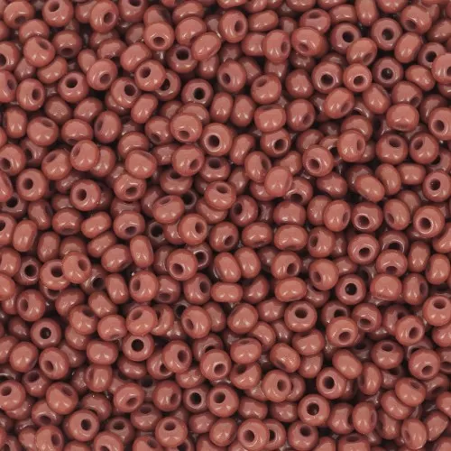 Preciosa Seed Beads 11/0 2 mm - Opaque Milk Chocolate x20g