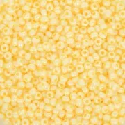 Preciosa Seed beads 11/0 2 mm - Opaque Yellow Terra Pearl x20g