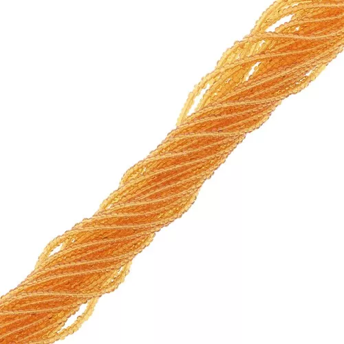 11/0 Preciosa Charlotte Cut Beads- Transparent Topaz x20g