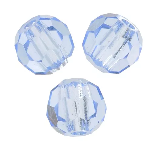 3mm Preciosa Crystal Faceted Beads - Light Sapphire x20