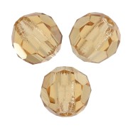3mm Preciosa Crystal Faceted Beads - Light Colorado Topaz x20|raw }}