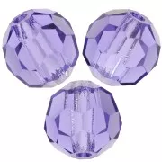 4mm Preciosa Crystal Faceted Beads - Tanzanite x20