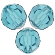4mm Preciosa Crystal Faceted Beads - Indicolite x20|raw }}