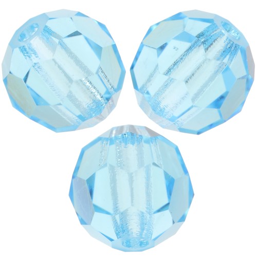 6mm Preciosa Crystal Rounds - Aqua Bohemica x6