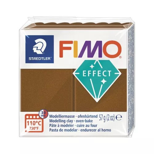 Fimo Polymer Clay Galaxy Effect 57gr - Antique Bronze Metallic (n°071)