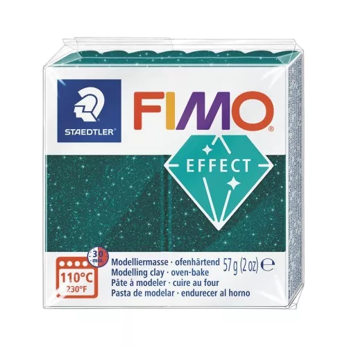 Fimo Polymer Clay Galaxy Effect 57gr - Green (n°562)