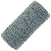 Linhasita waxed thread spool for micro macramé 0.75 mm - Blue grey (549) x228m