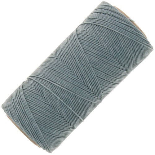Linhasita waxed thread spool for micro macramé 0.75 mm - Blue grey (549) x228m
