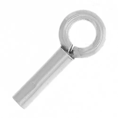 925 Sterling Silver cord ends for 0.6mm cords x4