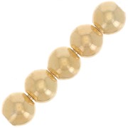 2.5mm Round beads - Gold filled x25|raw }}