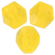 4mm Fire polished beads - Lemon Mat x50