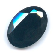 PureCrystal 4127 Oval Fancy Stone 30x22mm Jet|raw }}