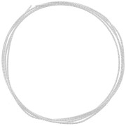 1.2mm 925 Sterling Silver Semi-hard wire - annealed - round diamond effect x1m|raw }}
