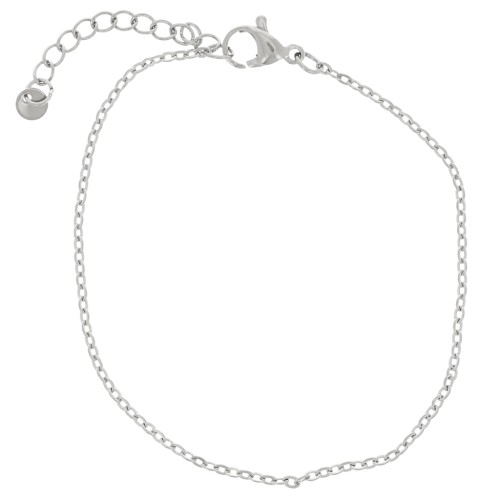 1.55mm Stainless steel 304 Cable mesh bracelet x16.5cm