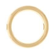 12mm Hollow irregular circle spacer - Fine Gold Plated x1|raw }}