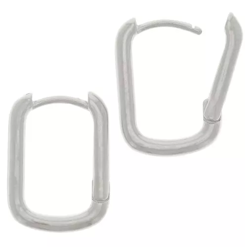 16x12mm oval leverback earrings to decorate - Antique silver plated x2