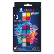 Assortment of 12 Fimo Professional clay colors - Basic x1|raw }}
