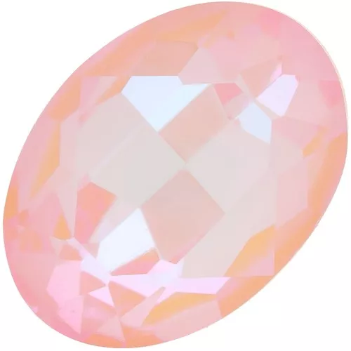 18x13mm Aurora A4120 oval cabochon - Crystal Peach Delite x1