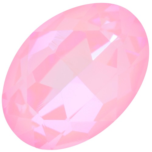 18x13mm Aurora A4120 oval cabochon - Crystal Powder Rose Delite x1