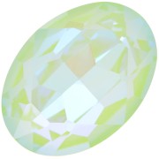 18x13mm Aurora A4120 oval cabochon - Crystal Mint Green Delite x1