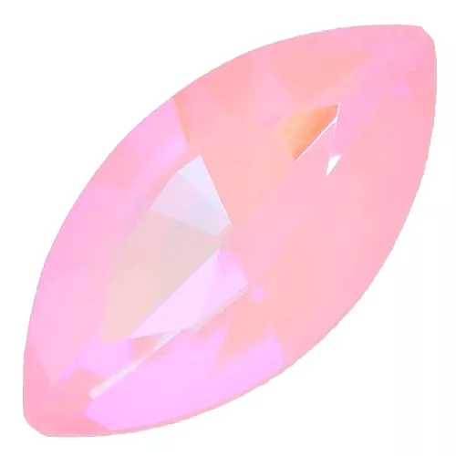 10x5mm Aurora navette Cabochon A4200 - Crystal Powder Rose Delite x1