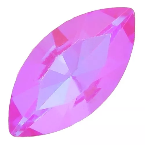 10x5mm Aurora navette Cabochon A4200 - Crystal Lotus Pink Delite x1