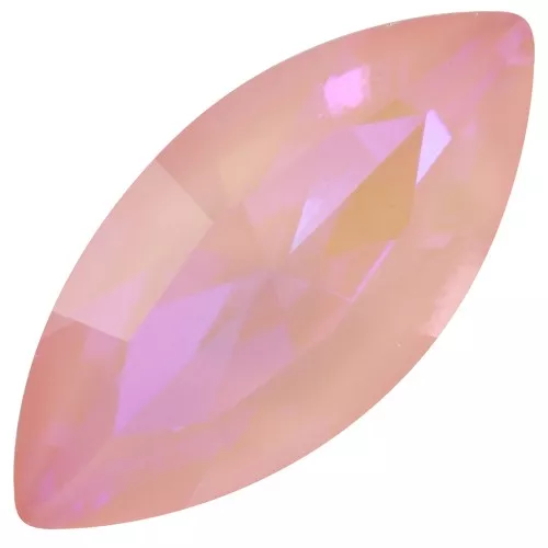 15x7mm Aurora navette Cabochon A4200 - Crystal Peach Delite x1
