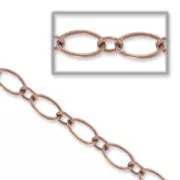 Chain  5mm Copper tone x1m