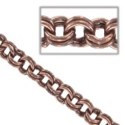 Chain  3mm Old opper tone x1m|raw }}