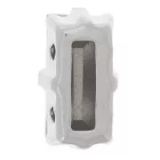 10x5mm Crystal Aurora A4500 set Baguette - Rhodium - Aquamarine x1