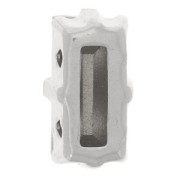 10x5mm Crystal Aurora A4500 set Baguette - Rhodium - Pink x1