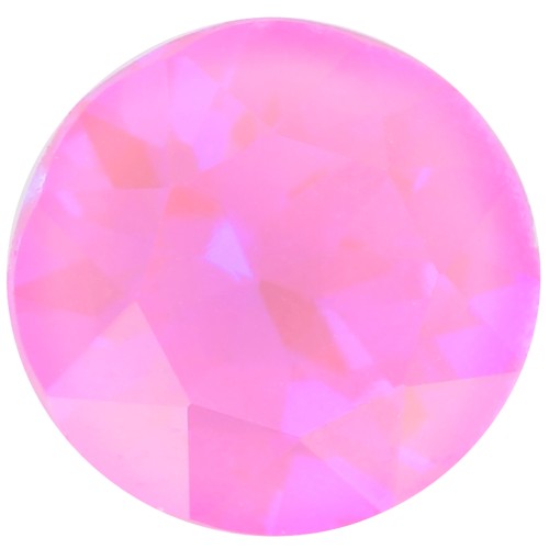 8mm Aurora round Cabochon A1088 - Crystal Lotus Pink Delite x1