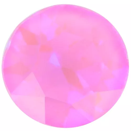 8mm Aurora round Cabochon A1088 - Crystal Lotus Pink Delite x1
