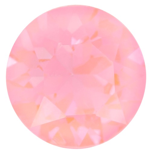 8mm Aurora round Cabochon A1088 - Crystal Peach Delite x1