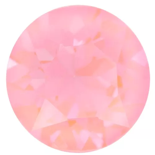 8mm Aurora round Cabochon A1088 - Crystal Peach Delite x1
