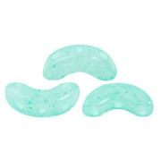 5x10mm Arcos® by Puca® - Milky Green Turquoise x10g|raw }}