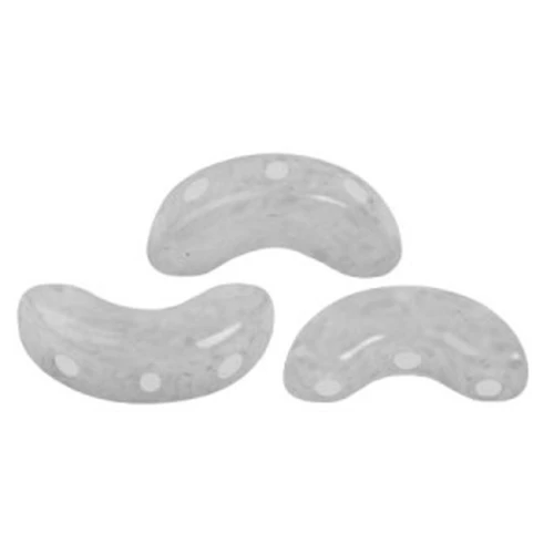 5x10mm Arcos® by Puca® - Milky Grey x10g
