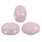 7x5mm Glass beads Samos® by Puca® - Milky Light Amethyst x10g