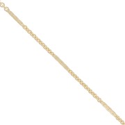 Chain link Cable Fancy (1x1) 1.3 mm - Gold Filled x50cm