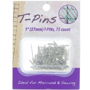 27mm T-pin box for micro-macramé x75