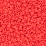 Miyuki 11/0 Seed beads 407 - Opaque Vermilion Red x 100 g