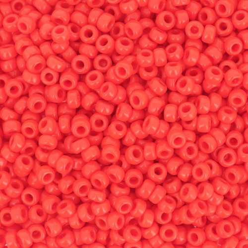 Miyuki 11/0 Seed beads 407 - Opaque Vermilion Red x 100 g
