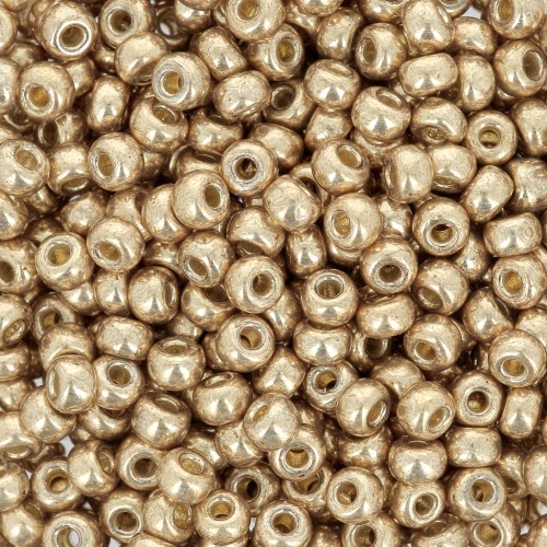 Miyuki Duracoat 8/0 Seed beads 4204 - Galvanized Champagne x100g