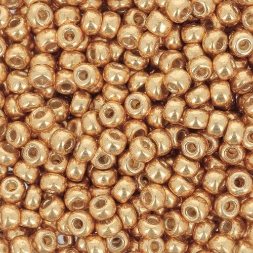 Miyuki Duracoat 8/0 Seed beads 4203 - Galvanized Yellow Gold x100g