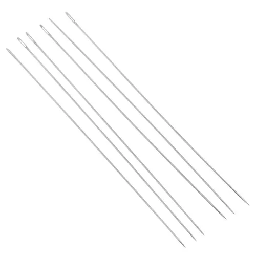55x0.4mm Miyuki Beading needles - Steel x6
