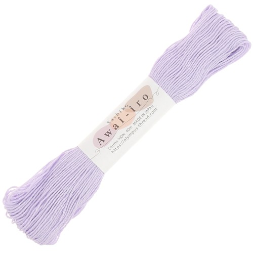 Embroidery thread for Japanese Sashiko technique - Olympus - Pastel lavender x40m