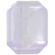 18x13mm Plastic octagon setting for cabochon 4627 - Violet Opal x1