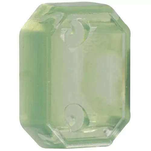 18x13mm Plastic octagon setting for cabochon 4627 - Olive Opal x1