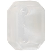 18x13mm Plastic octagon setting for cabochon 4627 - White Opal x1|raw }}