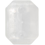 18x13mm Plastic octagon setting for cabochon 4627 - White Opal x1